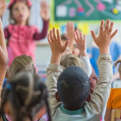 Students in a classroom